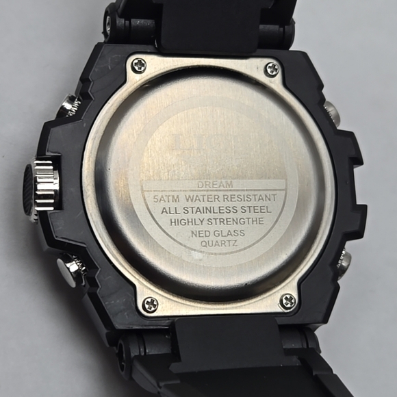 Men's LIGE Dream Digi Ana Chronograph Watch New Battery Month Day Date Alarm - Picture 10 of 11